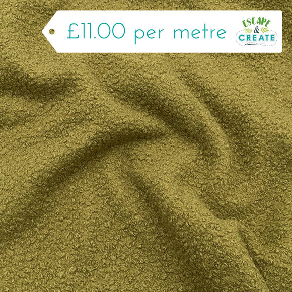 Boucle in Plain Pistachio