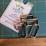 Buckle (Slide) 50mm x 25mm Brass