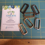 Buckle (Slide) 50mm x 25mm Brass