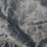 Dress Lining (Paisley Jacquard) in Grey