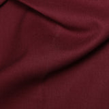 Drill (Cotton) in Plain Wine Red