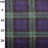 Fleece (Tartan) in Navy/Green