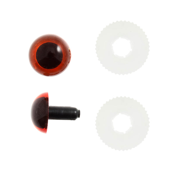 Toy Eyes Teddy Safety 10mm Amber (pack of 6)