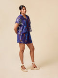 Closet Core Adriana Shirt & Shorts Matching Set Pattern