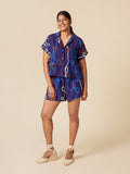 Closet Core Adriana Shirt & Shorts Matching Set Pattern