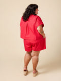 Closet Core Adriana Shirt & Shorts Matching Set Pattern