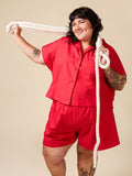 Closet Core Adriana Shirt & Shorts Matching Set Pattern