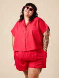 Closet Core Adriana Shirt & Shorts Matching Set Pattern