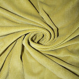 Needlecord (Washed) in Plain Lime Green