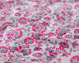 Cotton Voile Flower Fuschia