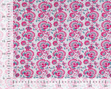 Cotton Voile Flower Fuschia