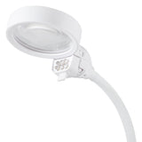 PURElite Multi Use Magnifier and Table Lamp in White