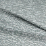 Cotton Blend (Jacquard) Rainfall in Duck Egg Blue)