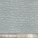 Cotton Blend (Jacquard) Rainfall in Duck Egg Blue)