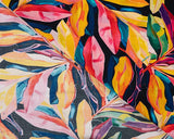 Linen Blend Exotic Leaves (Linen/Tencel Lyocell)