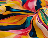 Linen Blend Exotic Leaves (Linen/Tencel Lyocell)