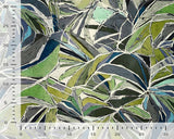 Linen Tencel Blend Leaves Green (Lyocell)