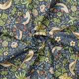 Outdoor Fabrics Strawberry Thief Navy (PU Coated)