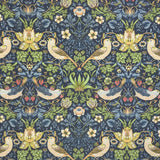 Outdoor Fabrics Strawberry Thief Navy (PU Coated)