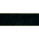 Ribbon 63mm Wire Edged Velvet Green
