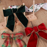 Ribbon 63mm Wire Edged Velvet Green
