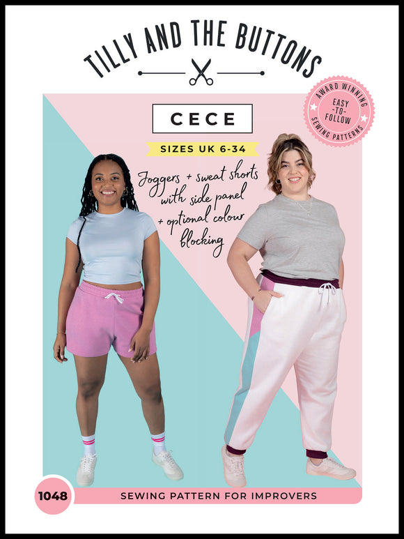 Tilly & The Buttons Cece Joggers & Sweatshorts Pattern