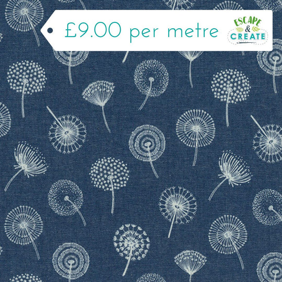 Chambray Seedheads (100% Cotton)