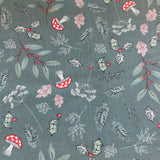 Craft Cotton Co Little Red Robin Forest Foliage