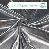 Computer Foil in Silver Black