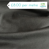 REMNANT Ponte Roma in Plain Black (140cm wide x 197cm length)