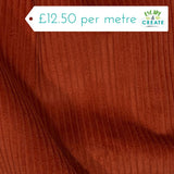 Cord (Cotton 4.5 Wale) in Plain Orange