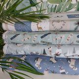 FQ Bundle Cosy Christmas Blues by Craft Cotton Co