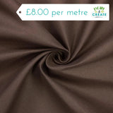 Drill (Cotton) in Plain Brown