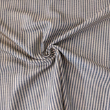 Cotton Duck Stripe Navy