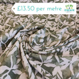 Cotton Lawn Leafy Petite in Green