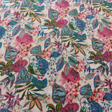 Cotton Lawn (Pima) Tropical Teals