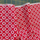 Cotton Poplin Love Hearts Red