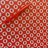 Cotton Poplin Love Hearts Red