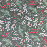 Craft Cotton Co Christmas Berries on Green