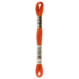 DMC Mouline Stranded Cotton 8m Oranges