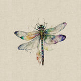 Panel (Linen Look Cotton Rich) Dragonflies (63)