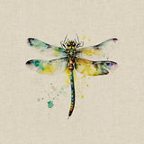Panel (Linen Look Cotton Rich) Dragonflies (63)
