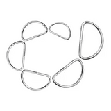 D Ring 38mm Silver