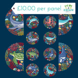 Panel: Deep Blue Sea by Makower (34)