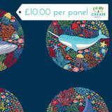 Panel: Deep Blue Sea by Makower (34)