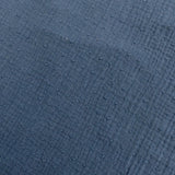 Double Gauze Dobby in Plain Mid Blue 100% Cotton