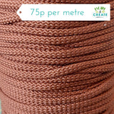 Drawstring Cord 5mm Brown