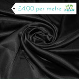 Dress Lining (Satin) in Plain Black