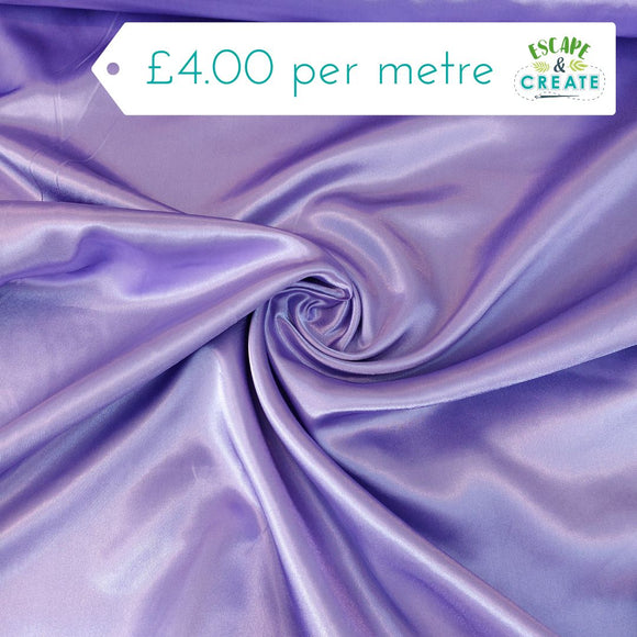 Dress Lining (Satin) in Plain Lilac