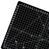 Cutting Mat 30cm x 23cm (12" x 10) by Sew Easy (Silver/Black)